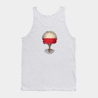 Tree of Life with Polish Flag Tank Top